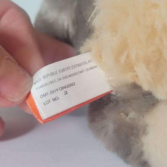 Wild Republic Eco-Friendly CK Mini Wolf Plush Toy 7" Grey White Soft With Tags - Picture 14 of 16